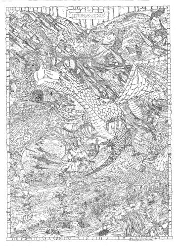 Cool Art Doodle Poster Draco (Pack of 10)