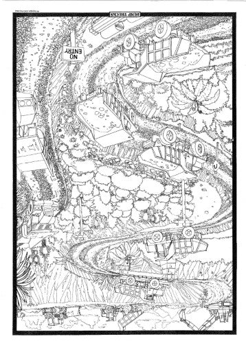 Cool Art Doodle Poster Dump Trucks (Pack of 10)