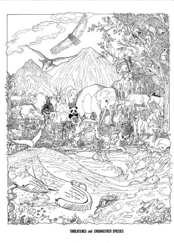 Cool Art Doodle Poster Threatened & Enda (Pack of 10)