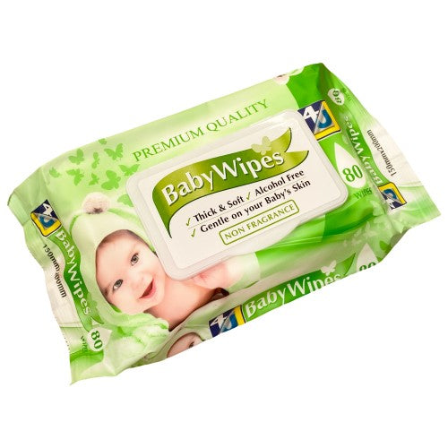 4U Baby Wipes 80's Green ( 12 Pack )