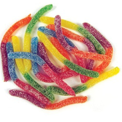 Rainbow Confectionery Sour Gloworms ( 2kg Bag )