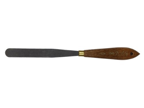 Das 1356 Palette Knife features a flexible steel blade and unique cranked handle for precise, clean painting and mixing.