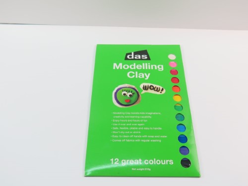 Das Modelling Clay 210g, versatile non-hardening clay for creative projects, safe for all ages, easy to shape and reusable.