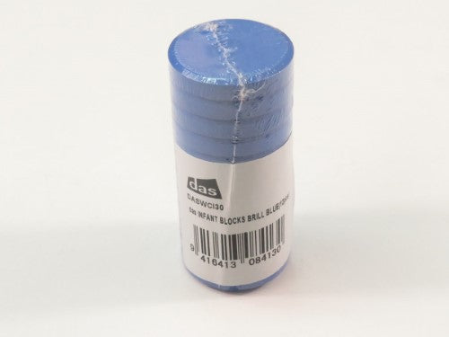 Das Tempera Blocks S2 in Brilliant Blue, premium paint blocks offering vibrant, smooth color perfect for students and artists.