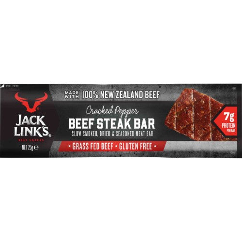 Jack Link's Steak Bar Cracked Pepper 25g ( 12 Pack )