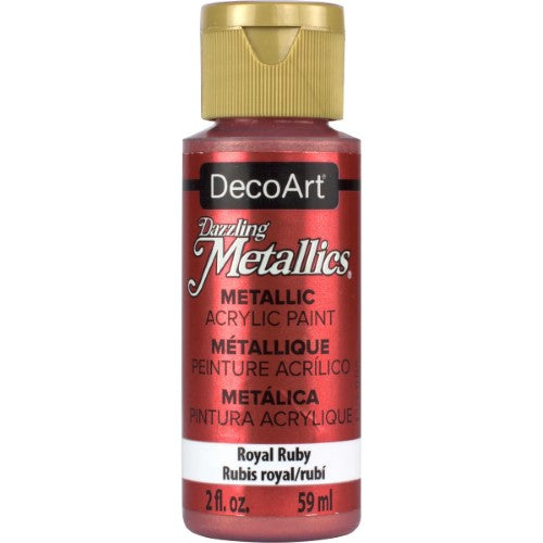 Acrylic Paint - Dazzling Metallics 2oz Royal Ruby