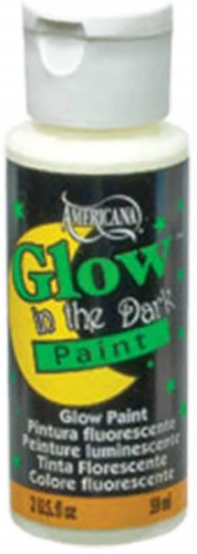 Decoart 2oz Glow In The Dark Medium for crafting on various surfaces, easy to apply, and enhances items with a luminescent touch.