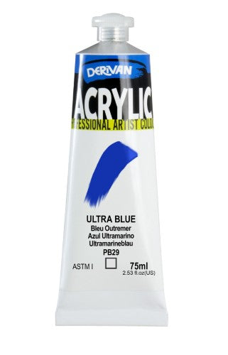 Acrylic Paint - Derivan Acrylic 75ml Ultra Blue