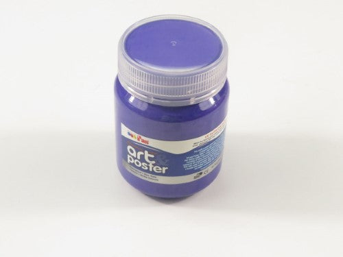 Vibrant 250ml violet poster paint, non-toxic, quick-drying, waterproof, ideal for diverse art projects.