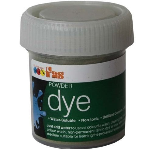 Fas Watersoluble Dye in Burgundy, a versatile 30gm dye for vibrant fabric and paper crafts, safe for kids and easy to use.