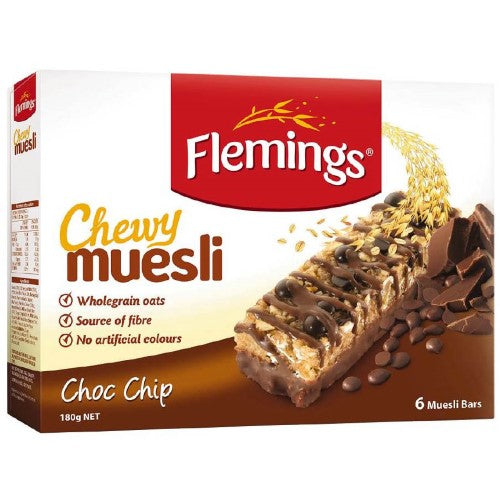 Flemings Choc Chip Muesli Bars ( 6 Pack )
