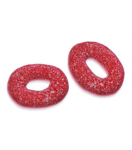 Damel Sour Strawberry Rings ( 2kg bag )