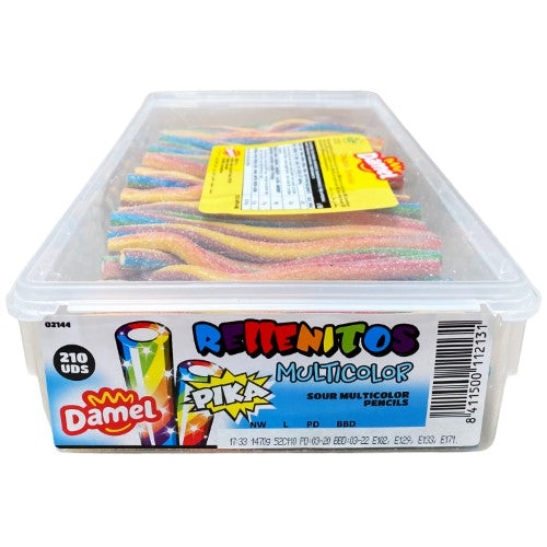 Damel Sour Rainbow Blowpipes ( 210 Pack )