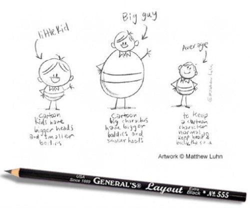 General Layout Pencil: premium quality graphite pencil for precise outlining, sketching, and artistic expression.