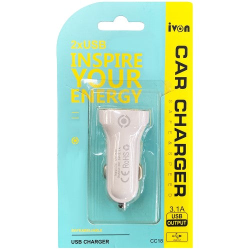 Ivon CC08 Car Charger ( 3 Pack )