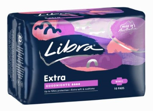 Libra Wings Extra Goodnights 10s ( 6 Pack )