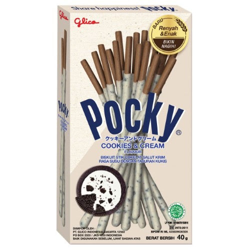 Pocky Cookies & Cream 40g ( 10 Pack )
