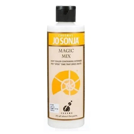 Jo Sonja's Magic Mix Acrylic Paint 250ml, versatile medium for blending, sealing, and achieving a matte finish.