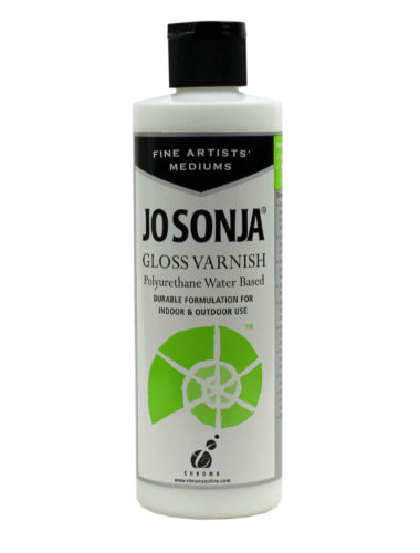 Acrylic Paint - Jo Sonja's Gloss Varnish W/B Poly 250ml