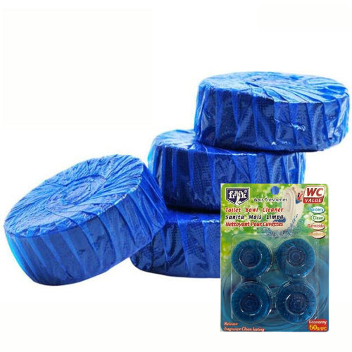 Clear Blue Toilet Blocks 4pk