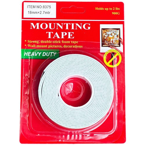 Mounting Tape 1.8cm x 2.7m 3pk ( 3 Pack )