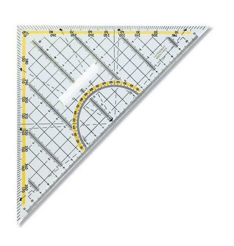 Set Square 45/177 with lift grip for precision angles in woodworking and construction projects.