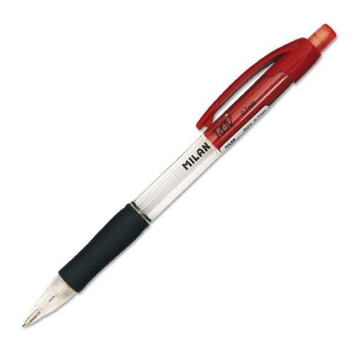 Milan Rgv Mechanical Pencil 0.7mm (B) with ergonomic grip for comfort, precise lines, and stylish portability.