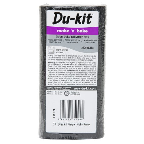 Modelling Clay - Du-Kit 250g Black