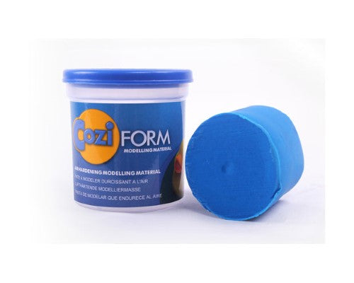 Cozi Form Air-Hardening Modelling Clay 100g B, gluten-free, soft texture, quick drying, ideal for safe creative projects.