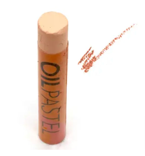 Pack of 6 Fresh Pink Gallery Oil Pastels, vibrant colors for smooth blending and precision in artwork.