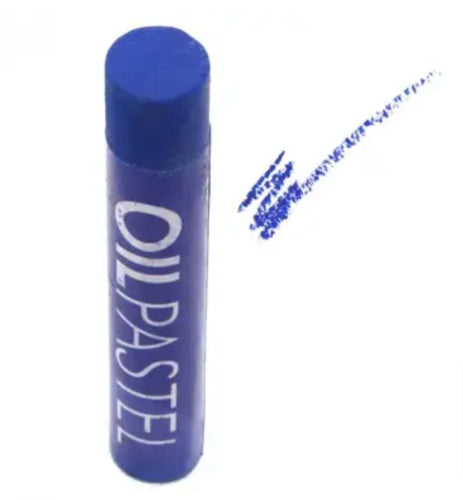 Pack of 6 Ultramarine oil pastels offering vibrant colors and creamy blendable consistency for various art techniques.