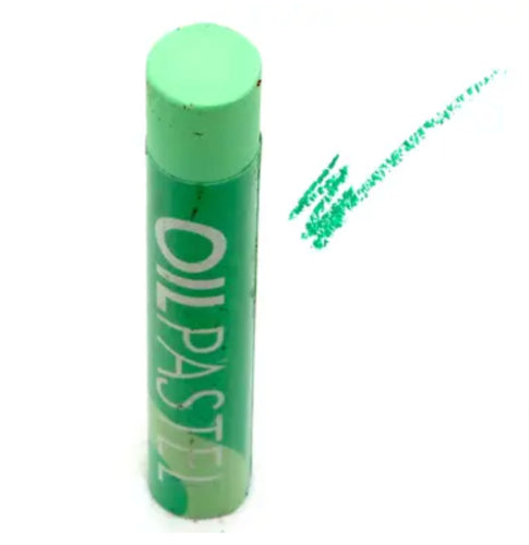 Pack of 6 Gallery Oil Pastels in Pale Green, perfect for vibrant blending and artistic expression.