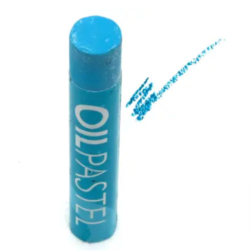 Pack of 6 Gallery Oil Pastels in Light Blue for vibrant colors, smooth application, and versatile artistic techniques.