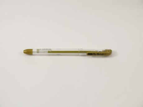 My Met A/Free Pen 0.7mm Gold with precision ball, vibrant metallic ink for smooth writing and creative projects.