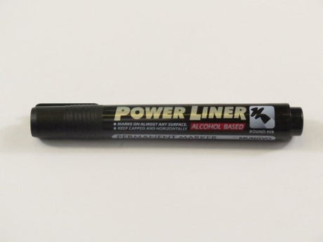 Mungyo Permanent Marker in blue, perfect for vibrant, waterproof marking on various surfaces with a comfortable grip.