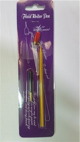 Fluid Writer Pen showcasing sleek design and vibrant colors, perfect for smooth, precise writing and artistic expression.
