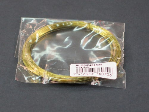 Gold copper wire, 0.32mm x 20m, ideal for jewelry making and crafts with durability and malleability for stunning designs.