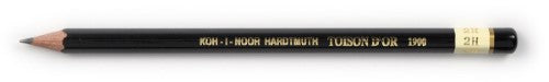 1910 Toison Dor Tech Pencil 2H: Precision graphite pencil for artists, featuring balanced 2H hardness for delicate lines.