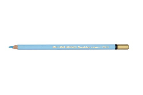 Mondeluz Aquarelle Pencil in Ice Blue, perfect for creating vibrant watercolor effects and controlled sketches.