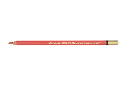 Mondeluz Aquarelle Pencil in Cherry Red, a high-quality watercolor pencil for vibrant artistic expression.