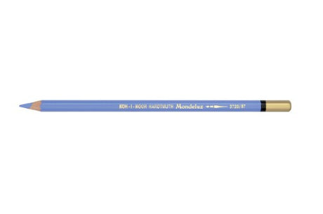 Mondeluz Aquarelle Pencil in Mountain Blue, a water-soluble pencil perfect for vibrant sketches and watercolor techniques.