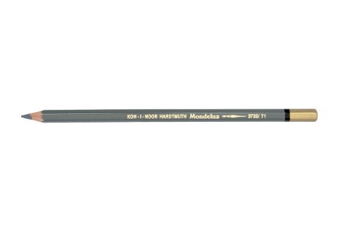 Mondeluz Aquarelle Pencil in Medium Grey, a versatile tool for rich, water-soluble watercolor art and blending techniques.