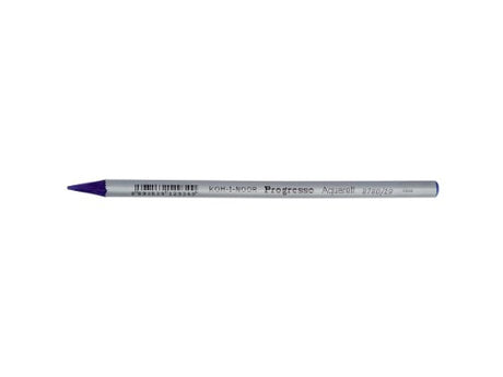 Pack of 12 Progresso Aquarelle Blue Dark pencils, ideal for watercolor and sketching with vibrant, soft leads.