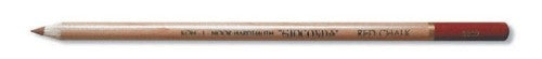 Artist Pencils - Sketching Pencil Red Chalk featuring 4.2mm lead for detailed sketching, blending, and vibrant illustrations.