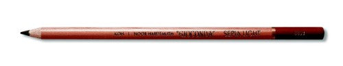 Sepia light sketching pencil with 4.2 mm carbon diameter for detailed drawing and blending. Ideal for artists.
