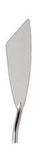 RGM Classic Painting Knife #62 with tempered steel blade and ergonomic wooden handle for textured painting and color mixing.