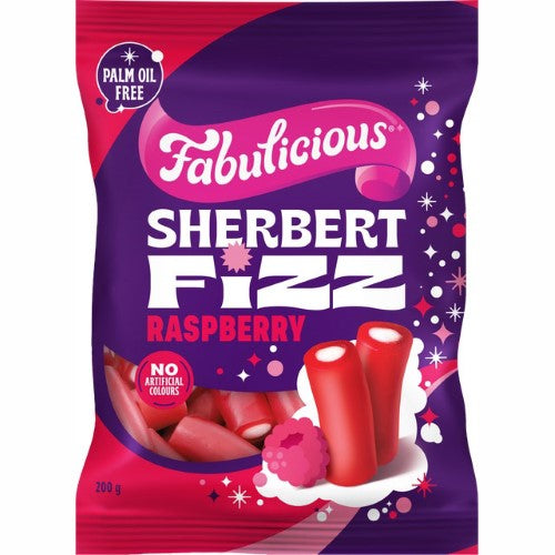 RJ's Fabulicious Sherbert Fizz 200g ( 12 Pack )