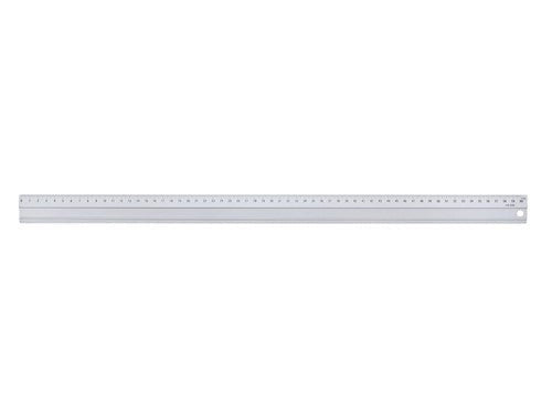 60cm aluminium ruler featuring clear metric and imperial measurements, ideal for precise crafting and woodworking projects.