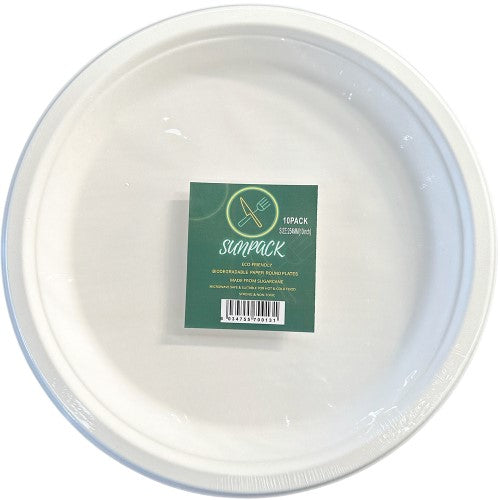 SunPack Paper Plate 10? 10pk ( 12 Pack )
