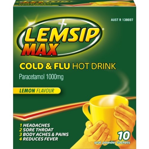 Lemsip Max Cold & Flu 10pk